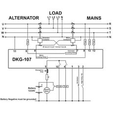  DKG-107 AMF контроллер для генератора, фото 2 