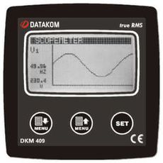  DKM-409 Анализатор сети, 96х96мм, 2.9" LCD, RS-485, 2-вх, 2-вых, 31 гармоника, AC, фото 1 