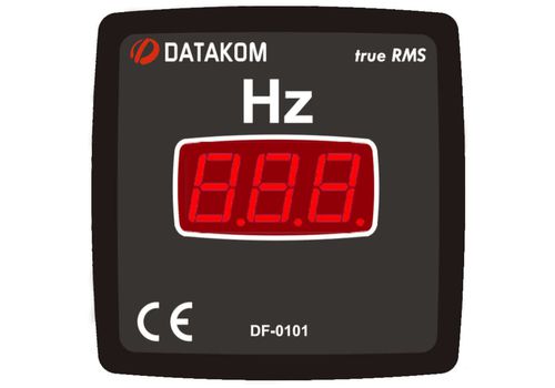  DF-0101 частотомер, 1-фазный, Типоразмер: 72х72 мм, фото 1 