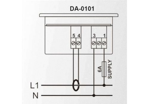  DA-0101 амперметр, 1-фазный, Типоразмер: 72х72 мм, фото 2 